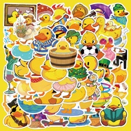 Yellow Duck Stickers for Phone Tumbler Aquaflask 50pcs Waterproof Cute Duck Stickers for Kids Teens
