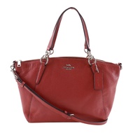 COACHKelsey手提包，兩用單肩背包，貨號F28993，粉紅皮革。可斜背、肩背或手提。 A5尺寸，拉鍊開合。女士款。