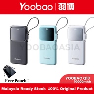 🆕Yoobao Q13 10000mAh Built in Cable Fast Charge with Digital Display (PD 20W / QC3.0 / SCP)