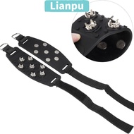 LIANPU Ice Gripper Spike, 7/10 Teeth Anti-Slip Ice Claw,  Spike Universal Shoes Crampons For Shoes