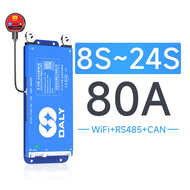 DALY 1A อัจฉริยะแอคทีฟบาลานซ์4-24วินาที40-500A Wifi BMS สามารถสร้างขึ้นใน LiFePO4บลูทูธ Li-Ion 4-8S 