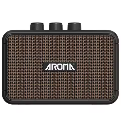 Aroma AG-04 Amplifier Bluetooth Audio AMP Portable Speaker Electric Guitar Mini Amplifier 5W Output 