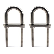 M8x100 U Bolt 304 Stainless Steel Tie Down U Bolt (Pack of 2)