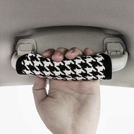 A-6🏅Factory Direct Houndstooth Car Handle Gloves Roof Car Door Handle Cover Universal Car Door Handle Protective Cover U