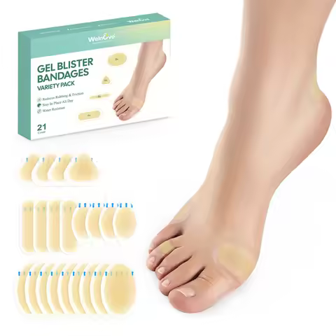 10Pcs Sumifun Foot Blister Removal Patch Bunion Correct Pain Relief Care Plaster Anti-Abrasion Feet 