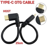 Avpro Otg Type-C To Cro Usb Cable For Usb Dac 25Cm Bla
