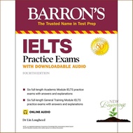 Bestseller Barron's IELTS Practice Exams (Barron's) (4th CSM Paperback + ) [Paperback] หนังสือภาษาอั