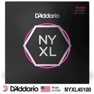 DAddario® NYXL45100 สายกีตาร์เบส 4 สาย วัสดุเหล็กกล้าคาร์บอน ซีรีย์ NYXL ของแท้ 100% (Regular Light