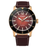 Citizen Eco-Drive Analog Red Dial Men's Watch- AW0079-13X