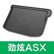 พรมใต้กระโปรงแบบกันน้ำสำหรับ Mitsubishi Outlander Pajero Acura Arutokku V97 V93 ดีไซน์เรียบง่าย 3D ข
