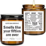 60th Birthday Gifts for Women Men, Happy 60th Birthday Decorations Gift for Her Him, 60 Years Old Bi