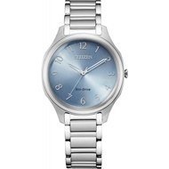 Citizen Ladies Eco-Drive Casual Quartz Watch, Stainless Steel, Silver Tone (Model: EM0750-50L), Silv