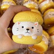 Puff Cat Squishy Toy Simulation Bread Cartoon Cute Children's Slow Rebound Decompression Toys