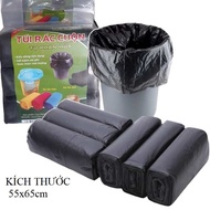 Plastic Packaging Garbage Bag Black Plastic Bag size 55x65cm