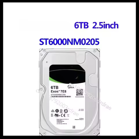 SAS 6TB ST6000NM0205 INTERNAL HARD DRIVE ENTERPRISE HDD ST6000NM0205 256MB 2.5INCH INTERNAL HARD DRI
