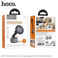 HOCO H107 แท่นวางมือถือแม่เหล็กไฟฟ้า พร้อมระบบดูดสูญญากาศอัตโนมัติ ปรับหมุน 360° ก้านยืดหดได้ ที่ยึด