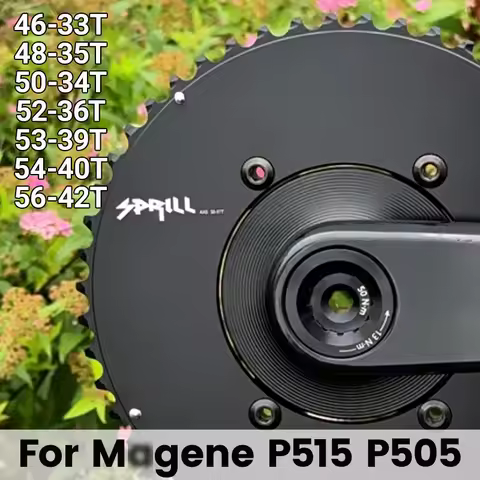 For 6800 Chainring 50 34t 53 39 Plate 52 36 54 40 110 Bcd 4 Bolt Chainring Silver For Magene P515 P5