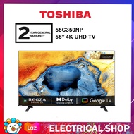 Toshiba TV 43'' 43C350LP / 50" 4K Smart Tv 50C350LP Google Tv / 65'' 65C350LP Android TV / 55″ C350N