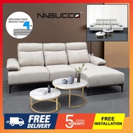 Nabucco N6000C Merlot PushBack Sofa[Can Choose Cow Leather,Water Resistance Fabric,Marble Velvet,Casa Leather][Delivery West Malaysia Only]]