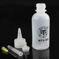 Syringe Small Empty Bottle Solvent Bottle with Needle Empty Alcohol Bottle Cleaning Solution Bottle 