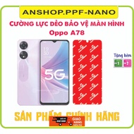 Toughened flexible phone screen protector for oppo A78