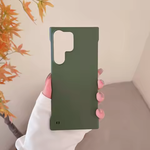 Slim Frameless Phone Case For Samsung Galaxy S24 S23 S22 S21 S20 FE S10 Note 20 Ultra 10 Plus Plasti