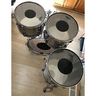 Vintage Yamaha 9000 5000 5 Pc Drum Set Kit Chrome