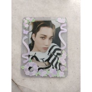 Free Add Letters EXO BTS NCT Kpop photocard Deco Toploader card holder