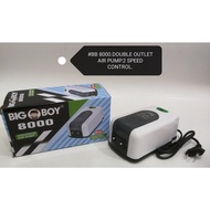 BB-8000 Big Boy Double Outlet Air Pump Aquarium Fish Akuarium Ikan [BB8000]