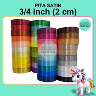 3/ Satin Ribbon 4 inch (2 CM) 3/ Satin Ribbon 4' 2cm
