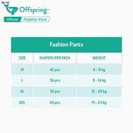 ↂOffspring Fashion Diaper Pants 7-pack Bundle (Design: Merry-Marine) - superior absorbency ultra soft, day &amp; night pants