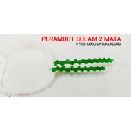 Perambut 2 mata killer (sulam akar) handmade perambut bottom,muara,kelong,pantai,boating ,kolam ,bot