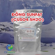 Copper Sulfate (CuSO4.5H2O) dissolves completely in water