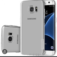 softcase Silikon Samsung galaxy S7 edge Clear Bening Tebal Awet docomo SoftBank Global Au