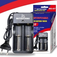 Charger Mitsuyama MS-07 Cas baterai 2 slot 18650