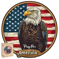 Reouinty Wooden Puzzle for Adults, Eagle Wooden Jigsaw Puzzles(15.7 * 15.9in-500pcs), Beautiful Wood