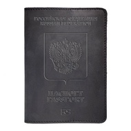 Russian Passport Clip Genuine Leather Handmade Head Layer Cowhide Retro Boarding Certificate Card Wa