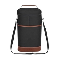 2 Bottle Wine Bag Wine Carrier Tote Bag Leakproof & Insulated Wine Cooler Bag Wine Bottle Gift Bag