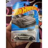 Hot Wheels Porsche Taycan Turbo S Zamac edition factory seal 2023