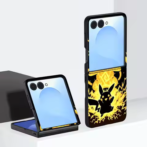 Pokemon Pikachu Cool Phone Cover Case for Samsung Galaxy Z Flip 8 ZFlip7 FE ZFlip8 Z Flip4 Z Flip6 Z