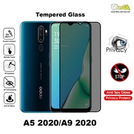 ANTI GORES KACA UNTUK OPPO A5 2020 / A9 2020 CERAMIC MATTE TEMPERED GLASS PRIVASI SPY PELINDUNG LAYA
