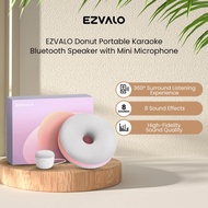 EZVALO Donut Portable Karaoke Bluetooth Speaker with Mini Microphone