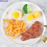 DNOUHE Simulation Steak Model, Western Food Cooking Toys Simulation Kitchen Toy, Poached Egg Corn Br