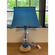 Liquor-Bottle Table Lamp (Glenfiddich Light Blue Lamp Shade)