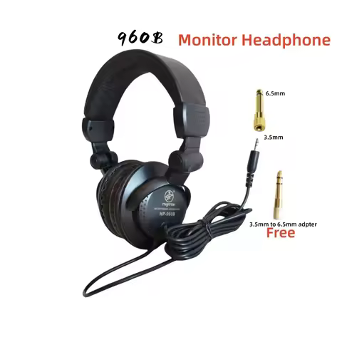 DJ 960B Wire Live Studio Headphones Headband Earphone Professional Headset with Canceling Noise Canc