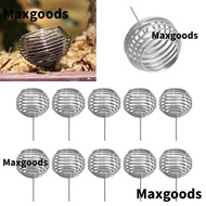 MAXGOODS 10pcs Bonsai Baskets, Stainless Steel Fertilizer Tool Gardening Fertilization Baskets, Smal