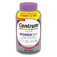 Centrum Silver Men Women 50+ Multivitamin สำหรับผู้ใหญ่ที่มีอายุ 50+Multivitamins 275 Tablets
