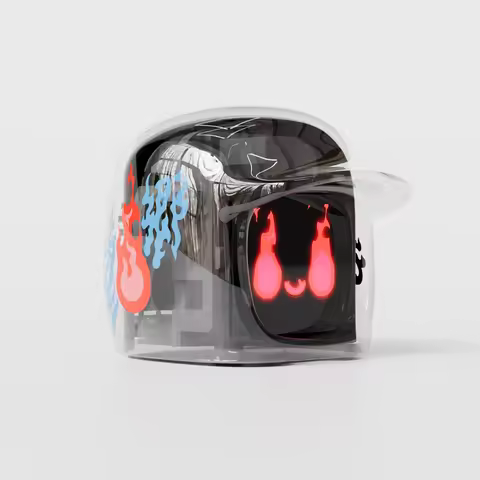 Dasai Mochi 3 Smart Robot | Cute Mini Robot Car Interior Decoration, Car Dashboard Decoration, Car A