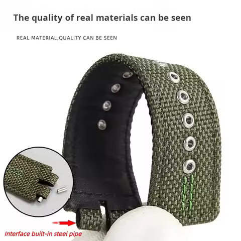 Nylon watch strap For Casio PROTREK PRW-3000 PRW-3100 PRW-6000 PRW-6100Y PRG-300 330 Breathable canv