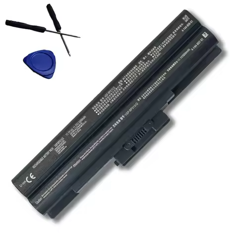 VGP-BPS13/S VGP-BPS13A/B VGP-BPS13A/Q Laptop Battery For Sony VAIO VPC-Y Series 11.1V 4400mAh 6-Cell